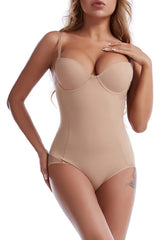 Black Tummy Control Butt Lifting Bodysuit Shapewear