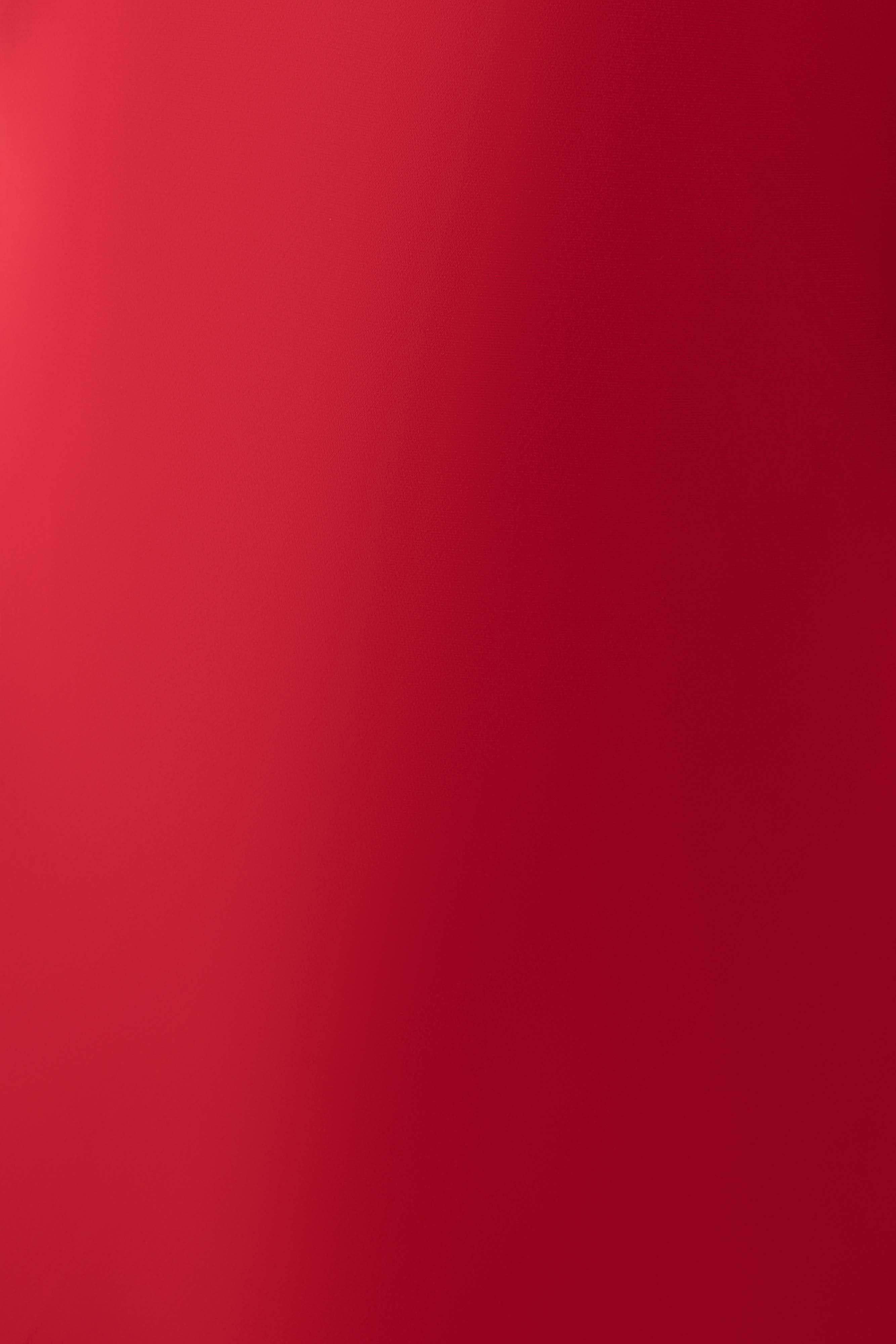 Esme Plunge Satin Maxi Dress - Red